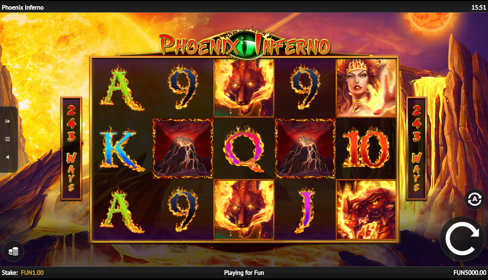 Phoenix Inferno Slot Game
